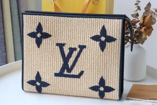 FS CHEAP Monogram Raffia Toiletry LOUIS VUITTON Pouch 0530